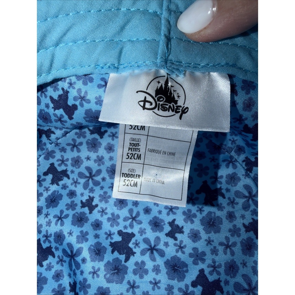 Disney Lilo & Stitch Toddler Bucket Hat 52cm Blue 3D Ears Face Graphic Official - Picture 9 of 10